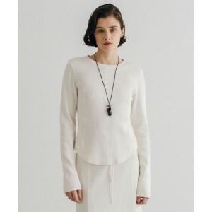 tシャツ BACK OPEN THERMAL TOP/バックオープンサーマルトップ レディース