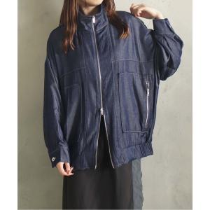 ブルゾン アウター ポリコットンダブルジップブルゾン レディース