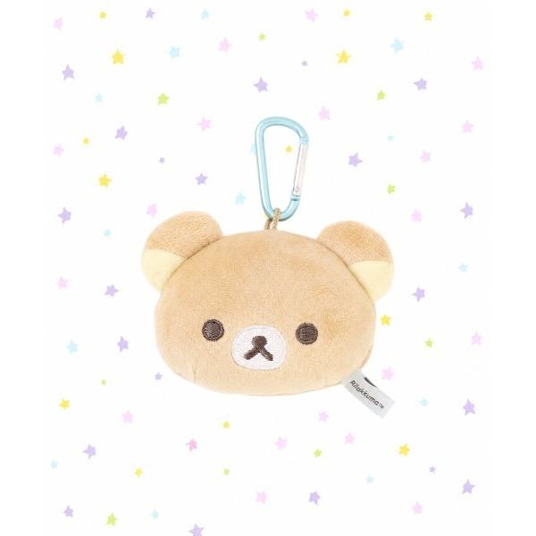 キーホルダー 「nini toys」「リラックマ」マスコットミラー/カラビナキーホルダー