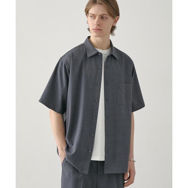 シャツ 「EASENCE」ハイツイステッドツイル ドライタッチ レギュラーカラー半袖シャツ「速乾/U...