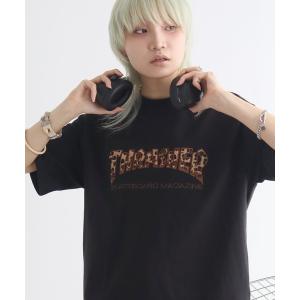 tシャツ 「THRASHER/スラッシャー」アソート柄 アップリケ刺繍 半袖Tシャツ メンズ レディース