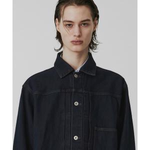 デニムジャケット gジャン 「新作/SETUP可」オーバーダイデニム ジャケット メンズ