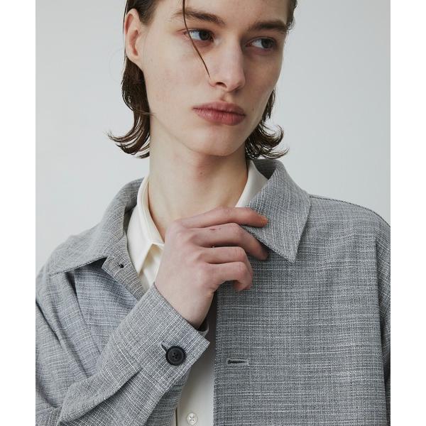 カバーオール 「新作」Slab Tweed カバーオール　｜春服/レーヨン/伸縮性/羽織り メンズ