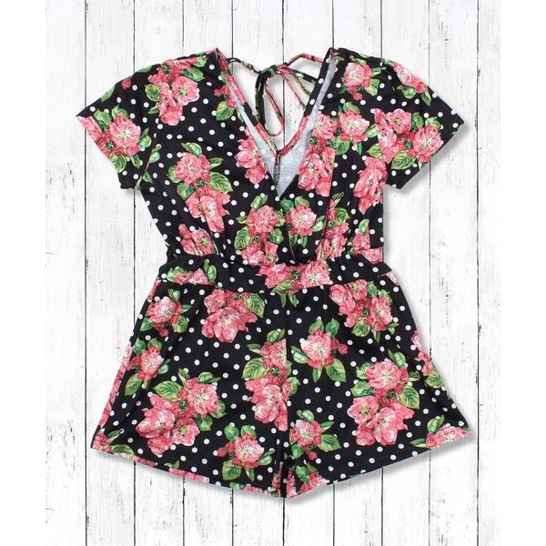 サロペット オーバーオール 花柄オールインワンサロペット キッズ 子供服 男の子 女の子