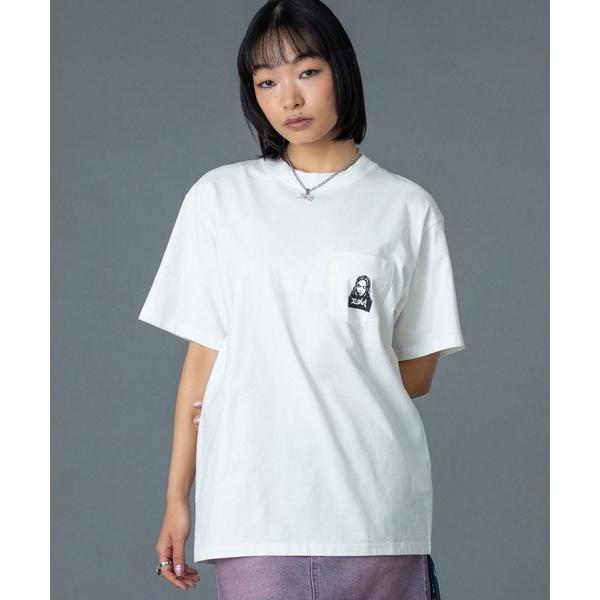 tシャツ 半袖 FACE AND WORDS POCKET S/S TEE レディース