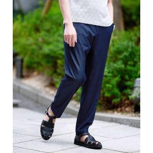 パンツ 「接触冷感/イージーケア」（アンクル丈）デニムライクストレッチアンクルセミルーズパンツ メンズ