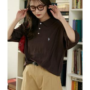 ポロシャツ U.S. POLO ASSN. × PUBLUX/ユーエスポロアッスン 「接触冷感」別注 サマーニット ポロ 限定展開 メンズ レディース