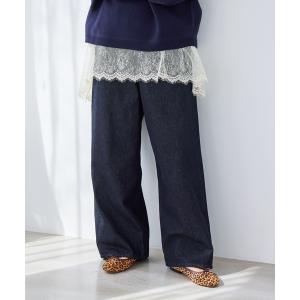 パンツ ルーズストレッチペインターパンツ「プチ・プラスサイズあり」 レディース