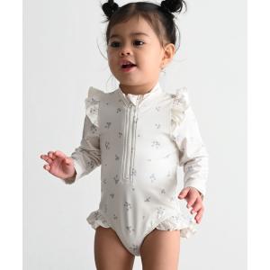 uvカット 水着 水着 ラッシュガード ロンパース キッズ 子供 女の子