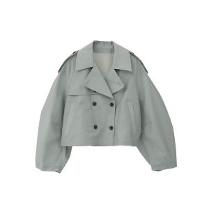 トレンチコート コート 「CLANE/クラネ」SHEER SHORT TRENCH JACKET/シアーショートトレンチジャケット レディース