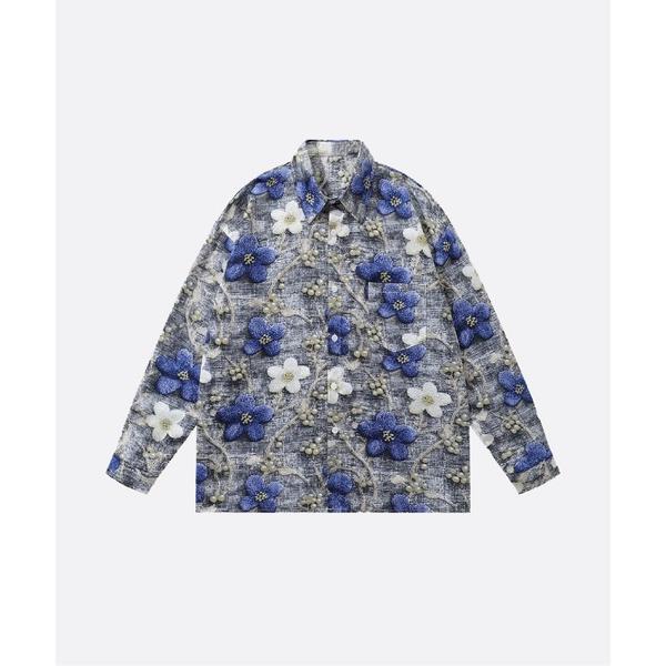 シャツ Optical Illusion Print Shirt メンズ