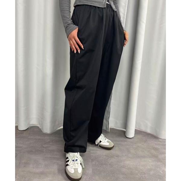 ワイドパンツ パンツ マシュマロツイルタックコクーンパンツ レディース