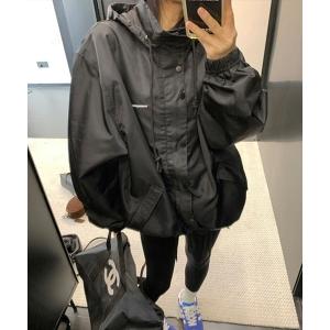ブルゾン ジャンバー 韓国ファッション RICECAKE刺繍ロゴナイロンブルゾン レディース メンズ
