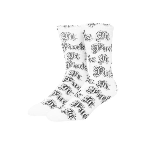 靴下 FUCK IT OLD ENGLISH SOCKS メンズ レディース