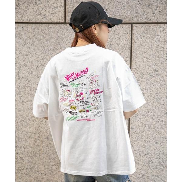 tシャツ 「オバケ刺繍」Tシャツ／カジュアル×ストリート／春夏／全3色 レディース