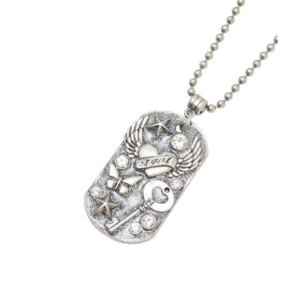 ネックレス DECORATIVE DOG TAG NECKLACE レディース メンズ