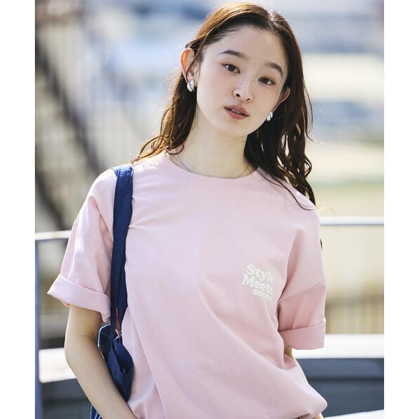 tシャツ 限定展開 ビッグシルエット バックプリント クルーネック Tシャツ / Style Mee...