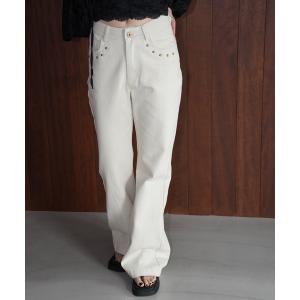 パンツ セミフレアパンツ chw26s159 レディース メンズ