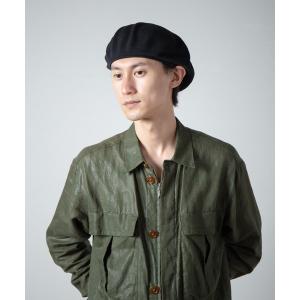 帽子 ベレー帽 Single Cotton Knit Spring Beret / 1枚仕立てコットンニットスプリングベレー メンズ レディース
