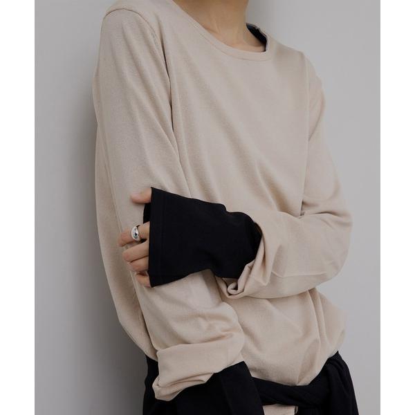 ニット セーター LOW BASIC LONG SLEEVE KNIT TOP レディース