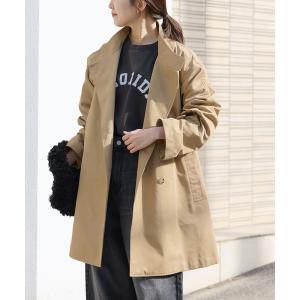 トレンチコート コート 「追加」「26SS新作」撥水 / スタンドポンチョコート レディース