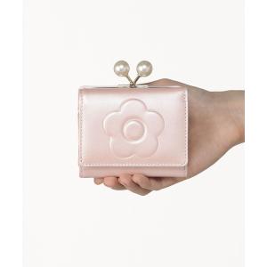 財布 マリークワント mary quant エンボスデイジーパール ガマ口ウォレット レディース｜ZOZOTOWN Yahoo!店