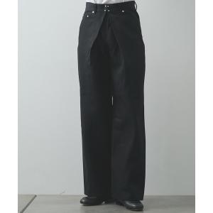 ワイドパンツ ジーンズ 「JOHN LAWRENCE SULLIVAN」RIGID DENIM WIDE PANTS メンズ