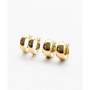 ピアス 大人気月甲ピアスに18金が登場｜K18YG　ムーンピアス　5×10 レディース メンズ
