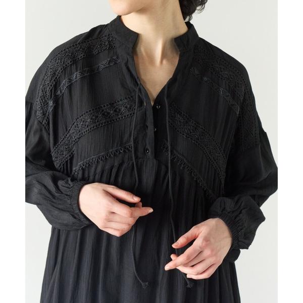 ワンピース リボンレースデザインワンピース