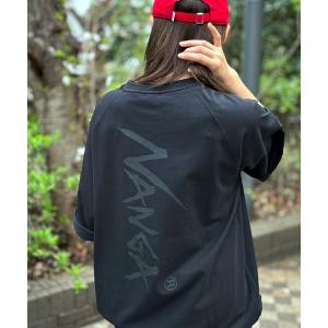 tシャツ 「NANGA別注」バックプリントドローコードTシャツ メンズ レディース