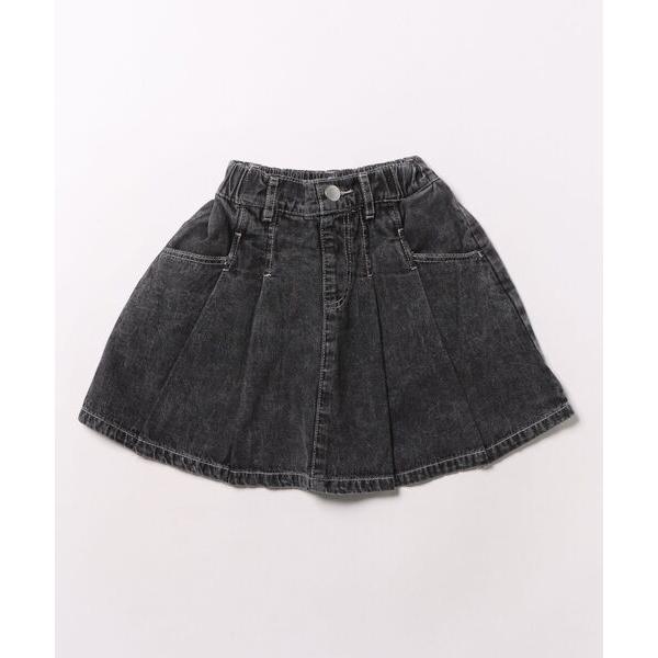 パンツ SimpLify デニムプリーツキュロット キッズ 子供服 女の子