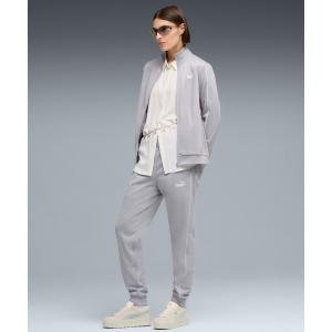 PUMA（プーマ） ジャージ ウィメンズ ベロア リブ リラックスド スーツ