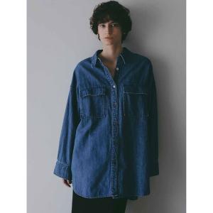 ブラウス シャツ デニムシャツ レディース