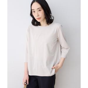 tシャツ ストライプジャガードプルオーバー「大きいサイズあり」 レディース