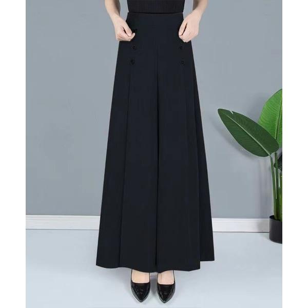 パンツ エレガントワイドフレアパンツ レディース