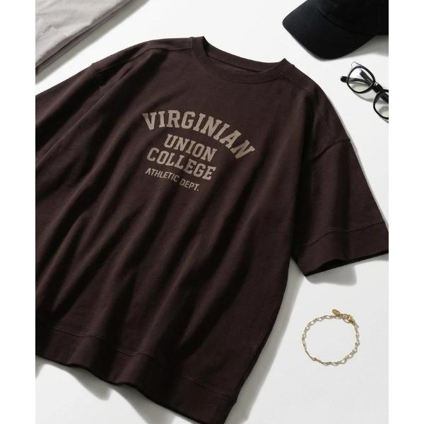 tシャツ 2026SS DISCUS/ディスカス カレッジロゴ ワンポイント刺繍 オーバーサイズ 半...