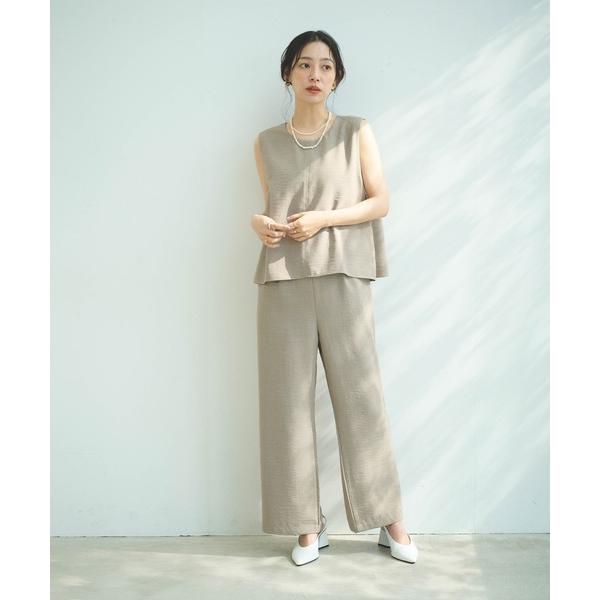 オールインワン 「シワになりにくい」サマナチュラ リネンライクオールインワン「CROSS FUNCT...