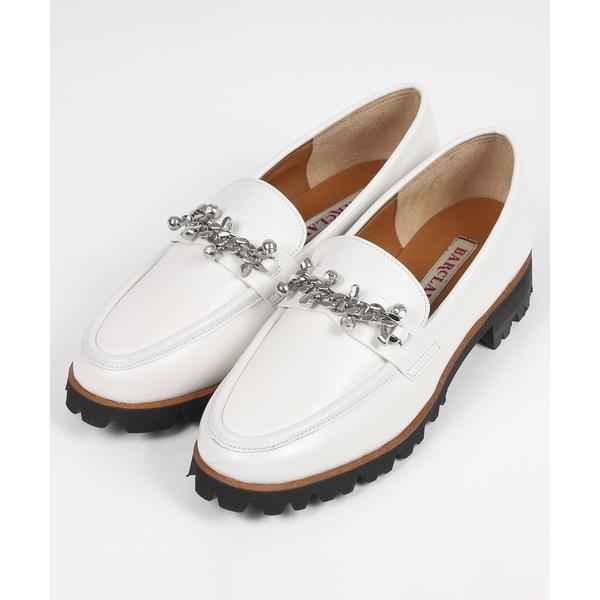 ローファー BARCLAY（バークレー）ビジューデザイン厚底ローファー レディース