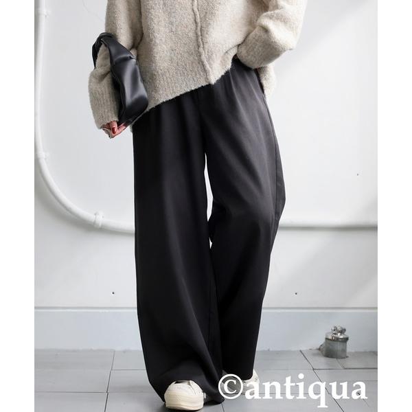 「antiqua」 パンツ R ブラック レディース