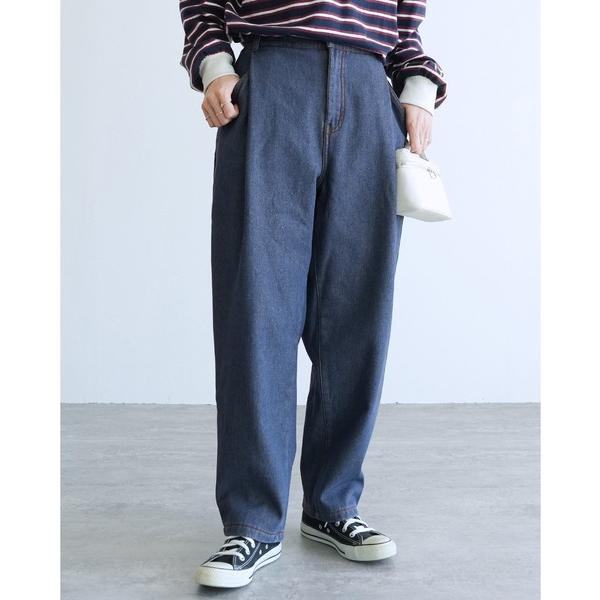 「reca」 スウェットパンツ L ネイビー レディース