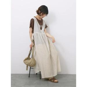 「Samansa Mos2 blue」 サロペットスカート F キナリ レディース