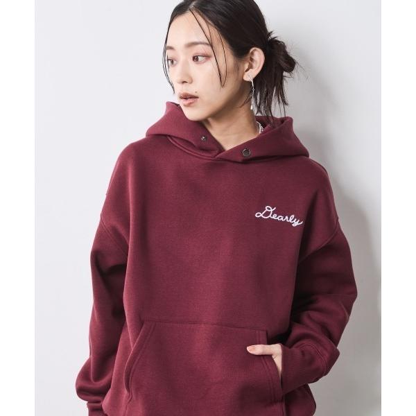 「CHIC STYLE」 プルオーバーパーカー M ボルドー レディース