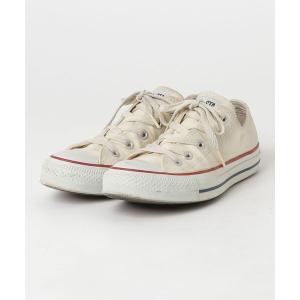 「CONVERSE」 ローカットスニーカー 22cm ベージュ レディース