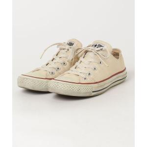 「CONVERSE」 ローカットスニーカー 23cm ベージュ レディース