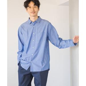 「GLOBAL WORK」 長袖シャツ MEDIUM ブルー系その他5 メンズ