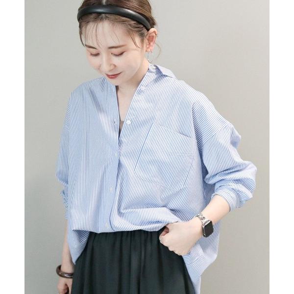 「AMERICAN HOLIC」 長袖シャツ L ブルー レディース