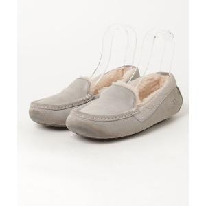 「UGG」 モカシンシューズ 25cm グレー レディース