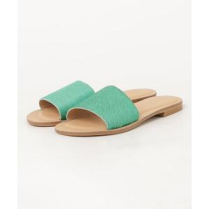 「Sonia C」 フラットサンダル 36 グリーン レディース
