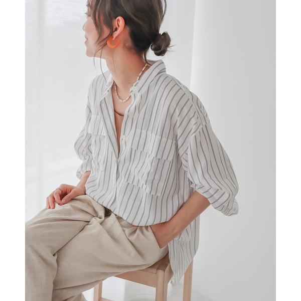 「AMERICAN HOLIC」 長袖シャツ M ホワイト レディース