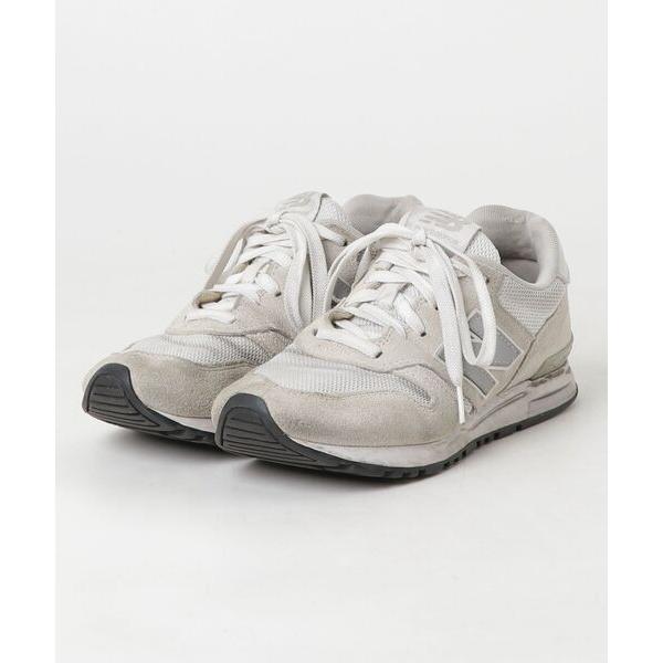 「New Balance」 ローカットスニーカー 24.5cm ベージュ レディース
